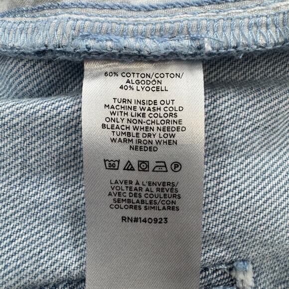 Loft Denim Straight Leg Jumpsuit Vintage Wash Elastic Waist Sz Petite Small - Picture 12 of 14